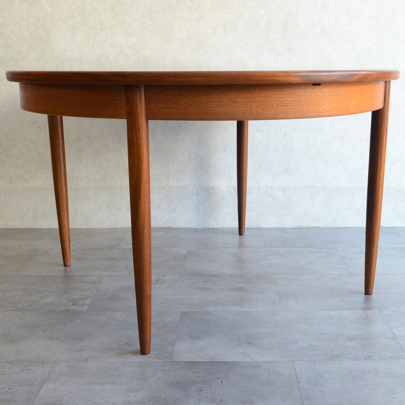 （Ｅ様ご予約品）G-PLAN ジープラン　エクステンション ラウンドテーブル68（天板剥離再塗装済）