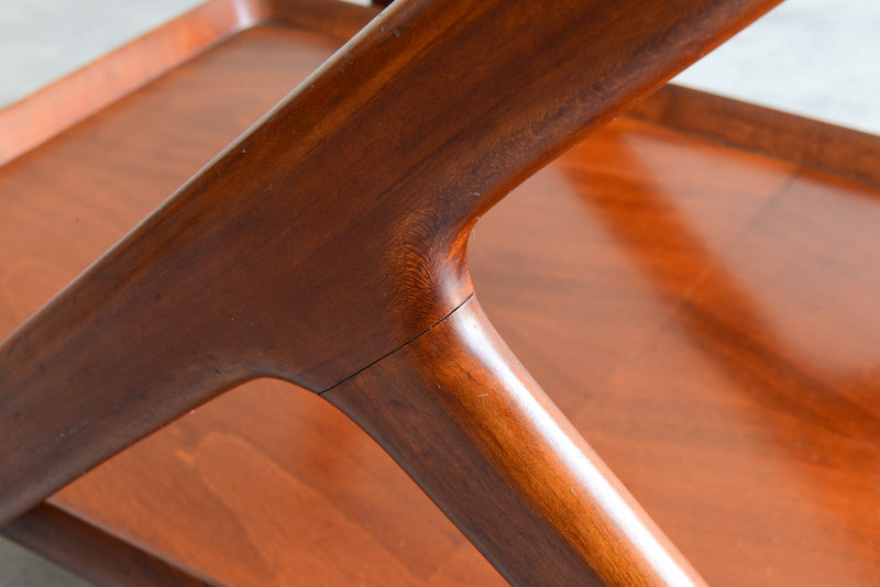 Cassina カッシーナ  マホガニー　トローリー（ワゴン）