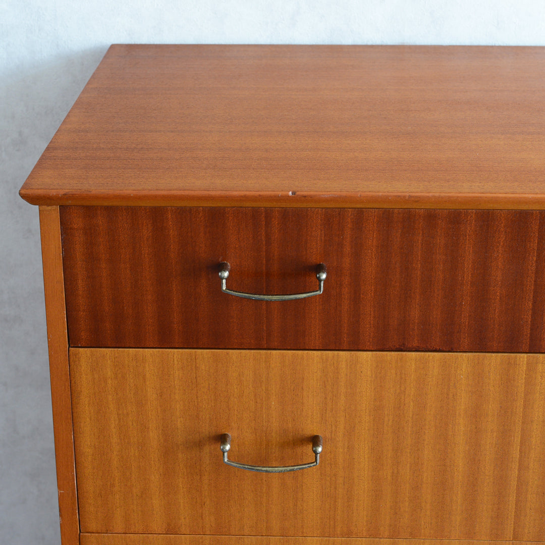 60s ヴィンテージ チェスト 06 (天板剥離再塗装済） 5段