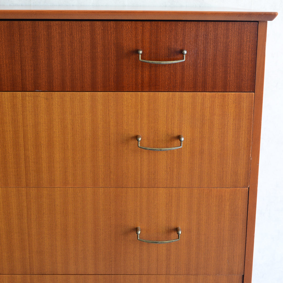 60s ヴィンテージ チェスト 06 (天板剥離再塗装済） 5段