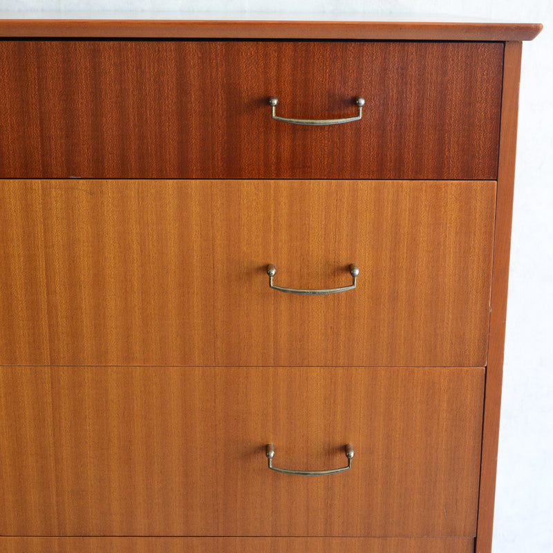 60s ヴィンテージ チェスト 06 (天板剥離再塗装済） 5段