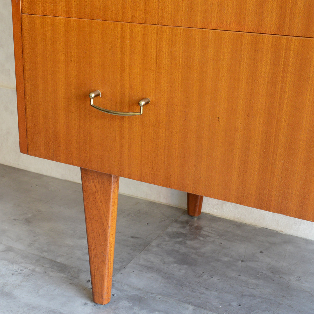 60s ヴィンテージ チェスト 06 (天板剥離再塗装済） 5段