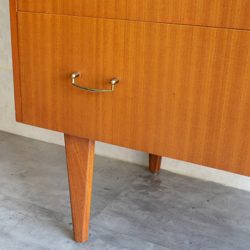 60s ヴィンテージ チェスト 06 (天板剥離再塗装済） 5段