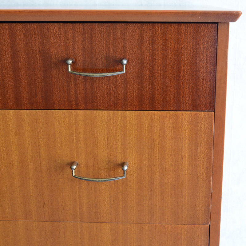 60s ヴィンテージ チェスト 06 (天板剥離再塗装済） 5段