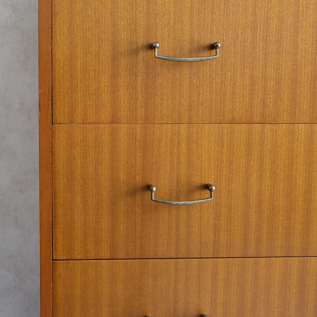 60s ヴィンテージ チェスト 06 (天板剥離再塗装済） 5段