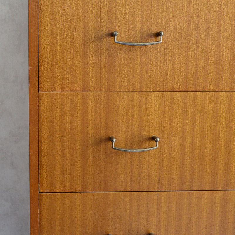 60s ヴィンテージ チェスト 06 (天板剥離再塗装済） 5段