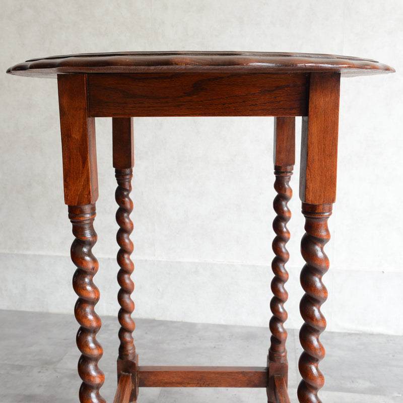 クラシックサイドテーブル (ラウンド） オケージョナルテーブル08