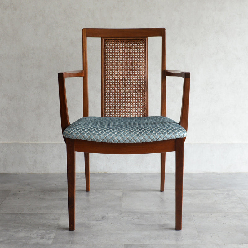 G-PLAN ジープラン　ラタンバック アームチェア Ｅ（張替済）