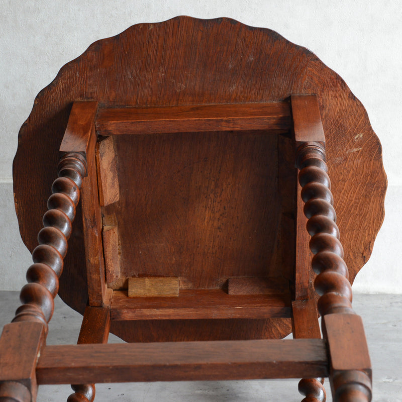 クラシックサイドテーブル (ラウンド） オケージョナルテーブル08