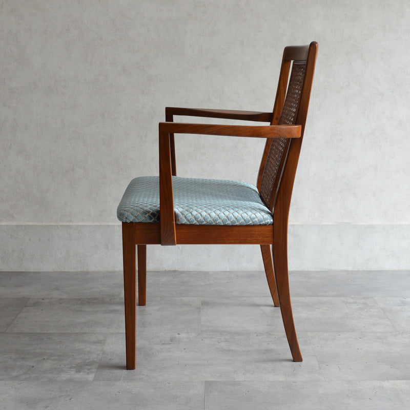 G-PLAN ジープラン　ラタンバック アームチェア Ｅ（張替済）