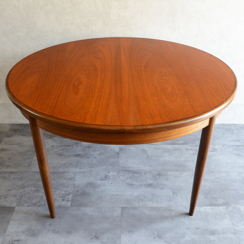 G-PLAN ジープラン　エクステンション ラウンドテーブル64 （天板剥離再塗装済）