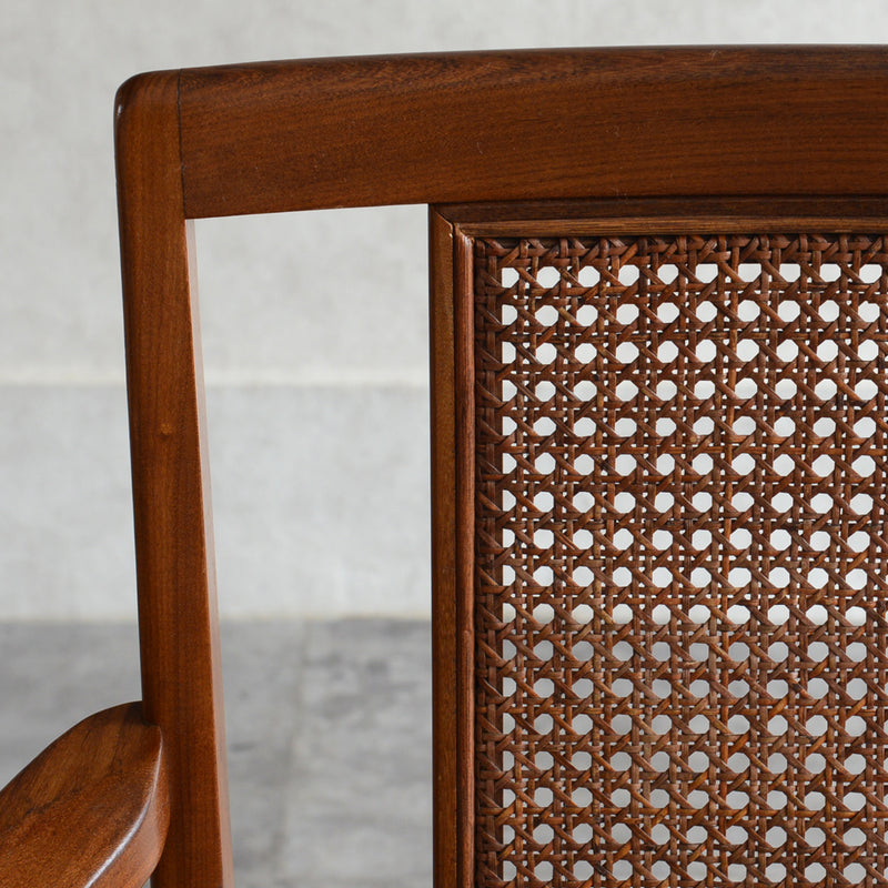 G-PLAN ジープラン　ラタンバック アームチェア Ｅ（張替済）