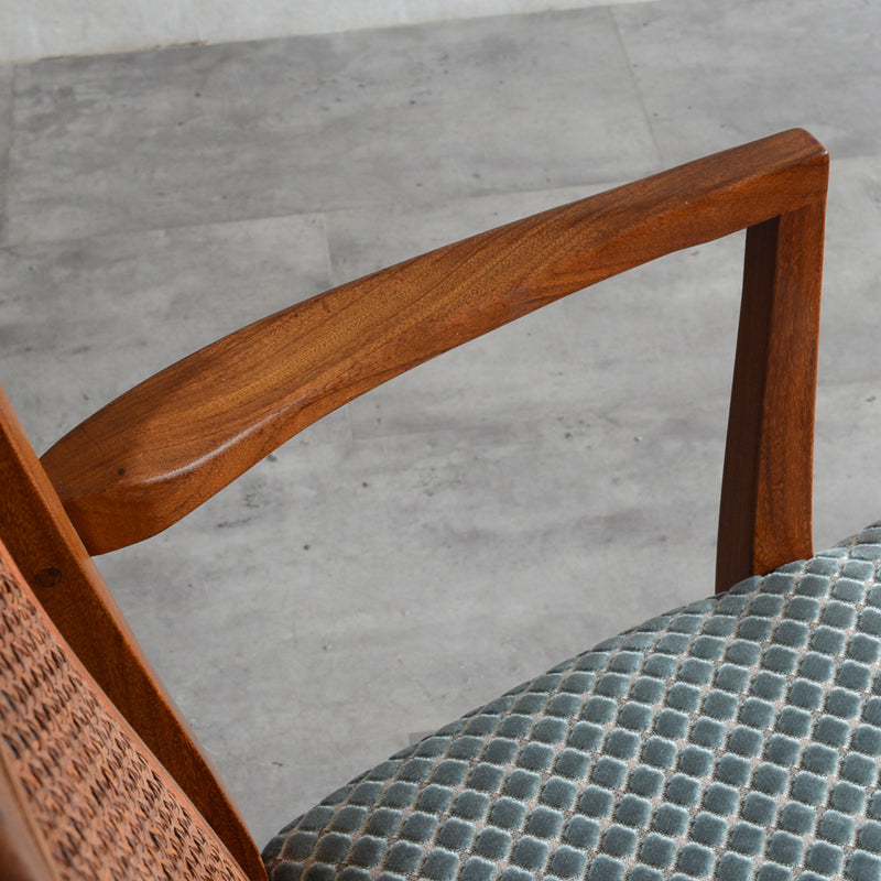 G-PLAN ジープラン　ラタンバック アームチェア Ｅ（張替済）