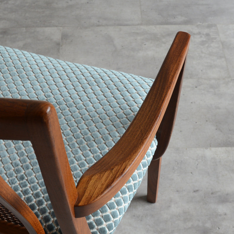 G-PLAN ジープラン　ラタンバック アームチェア Ｅ（張替済）