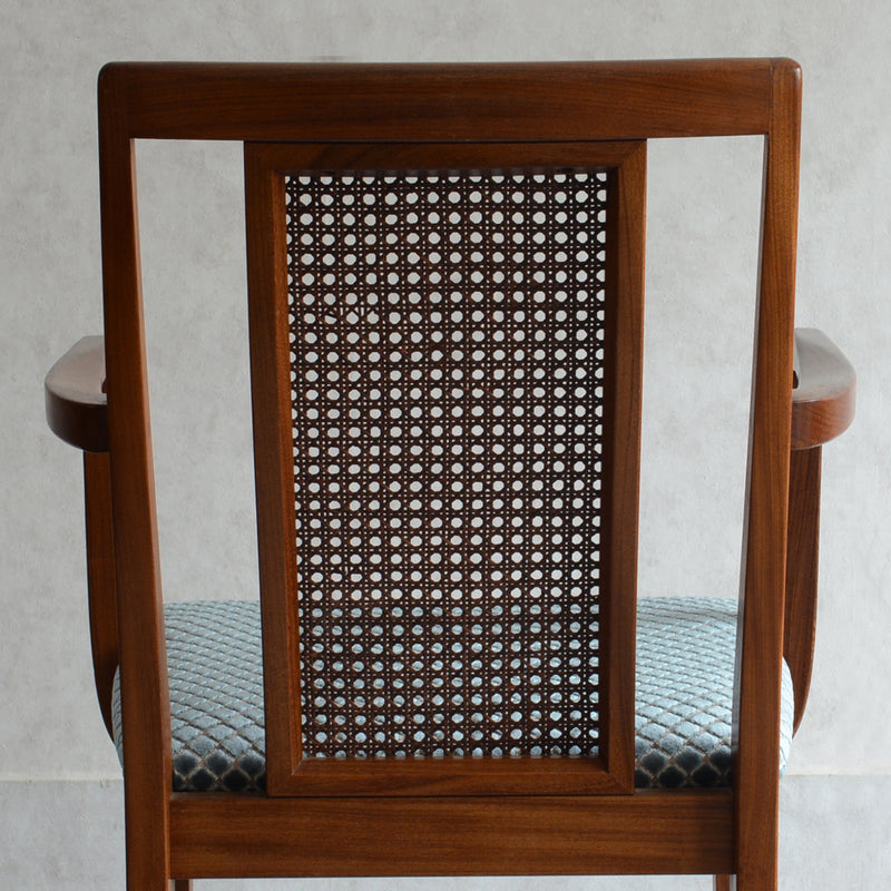 G-PLAN ジープラン　ラタンバック アームチェア Ｅ（張替済）