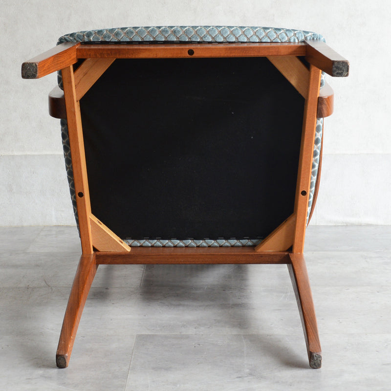 G-PLAN ジープラン　ラタンバック アームチェア Ｅ（張替済）