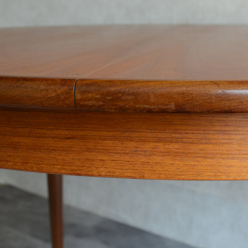 G-PLAN ジープラン　エクステンション ラウンドテーブル64 （天板剥離再塗装済）