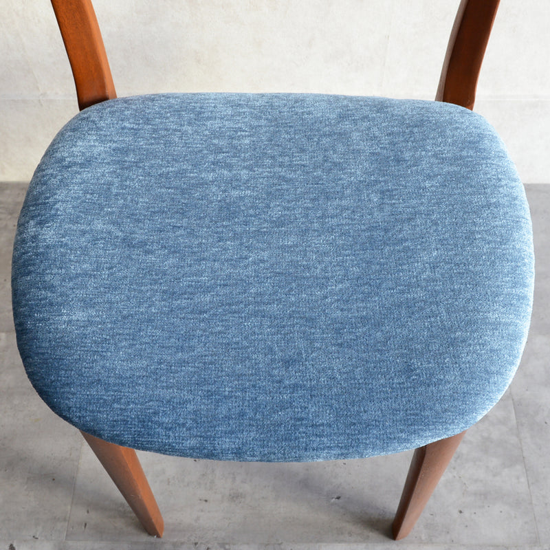 Nathan ネイサン　ダイニングチェアA（ブルー）