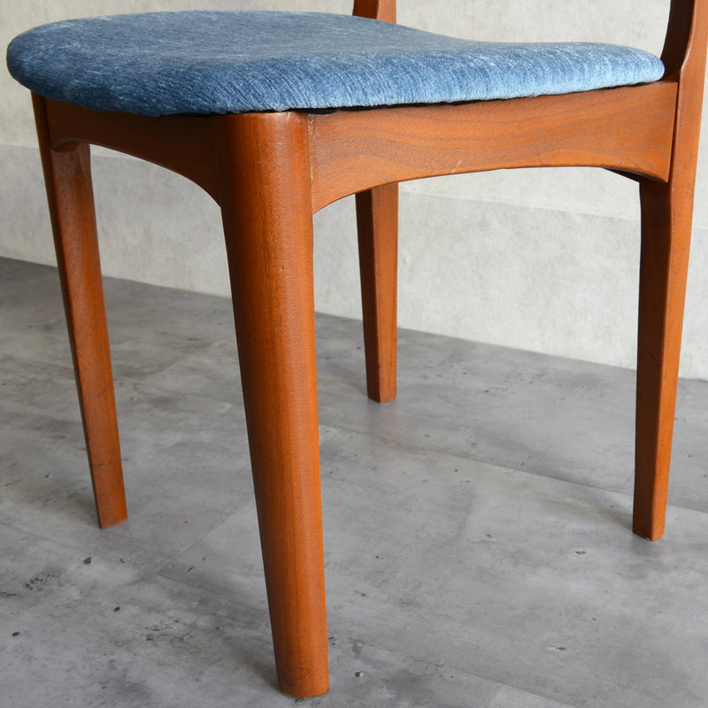 Nathan ネイサン　ダイニングチェアA（ブルー）