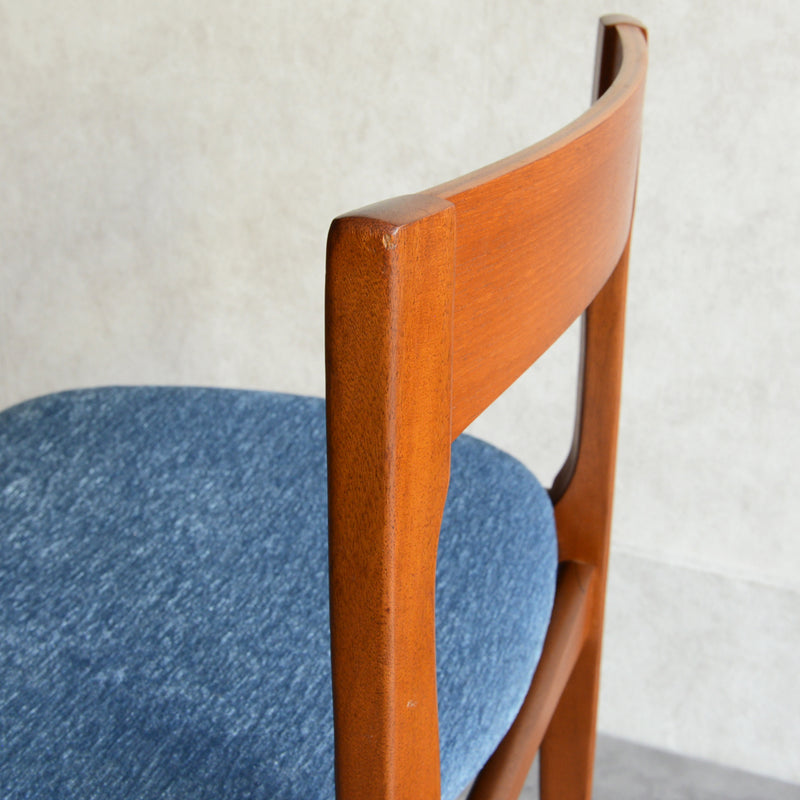 Nathan ネイサン　ダイニングチェアA（ブルー）