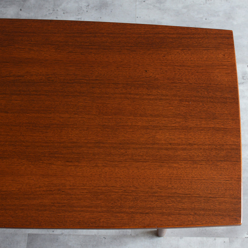 60Sチークローテーブル 13(天板剥離再塗装済)