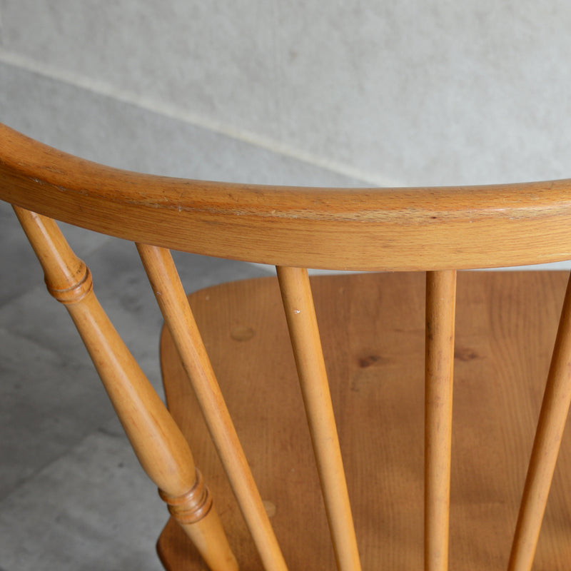 H様見学ご予約品　ERCOL アーコール　ファンバックチェアＡ (キッチンチェア）