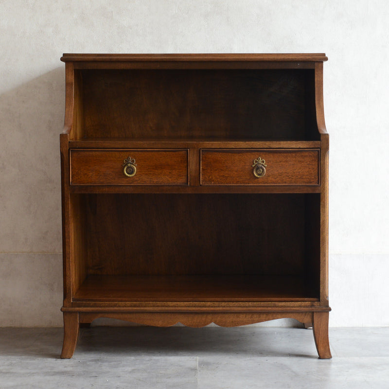 クラシック　抽斗付サイドキャビネット/ブックシェルフ