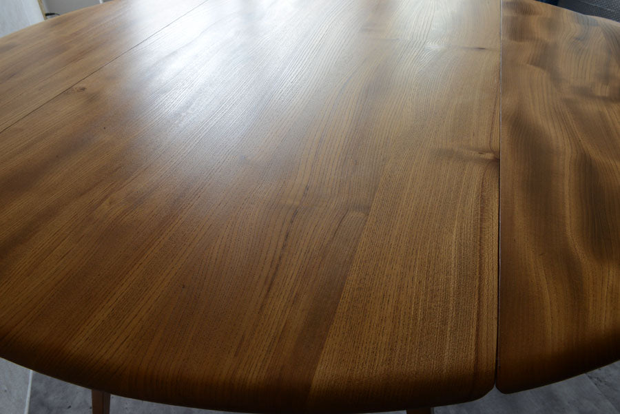 ERCOL　アーコール 　ラウンド　ドロップリーフテーブル　③