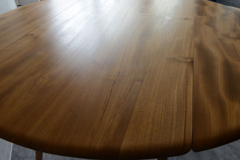 ERCOL　アーコール 　ラウンド　ドロップリーフテーブル　③