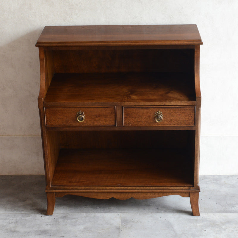 クラシック　抽斗付サイドキャビネット/ブックシェルフ