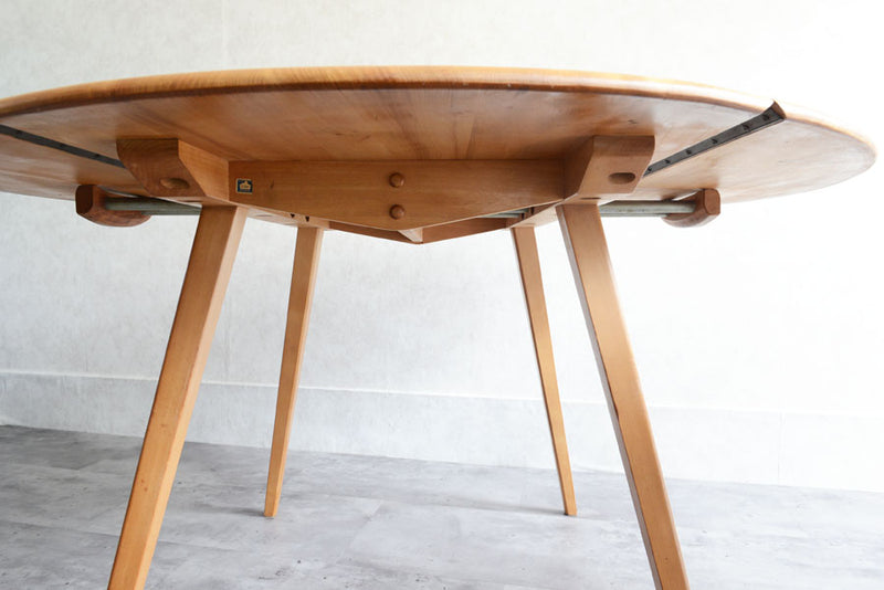 ERCOL　アーコール 　ラウンド　ドロップリーフテーブル　②