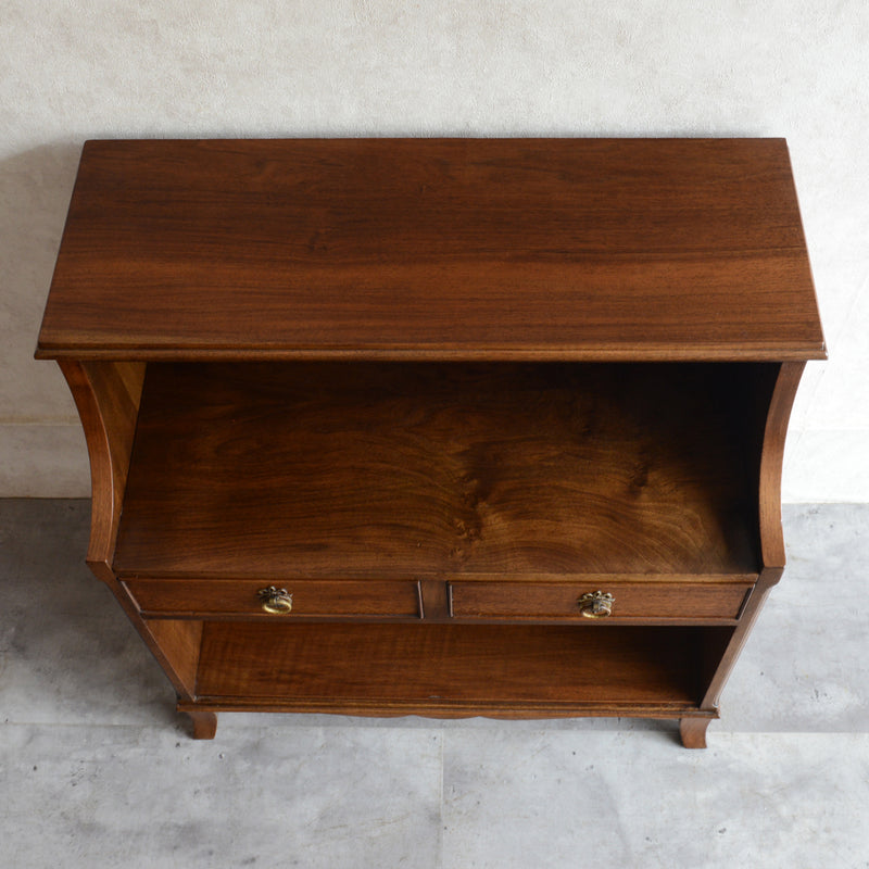 クラシック　抽斗付サイドキャビネット/ブックシェルフ