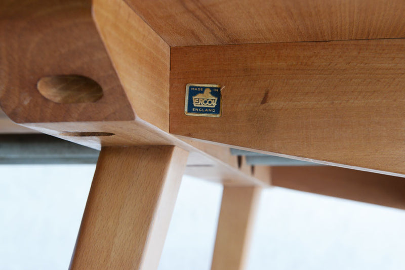 ERCOL　アーコール 　ラウンド　ドロップリーフテーブル　②