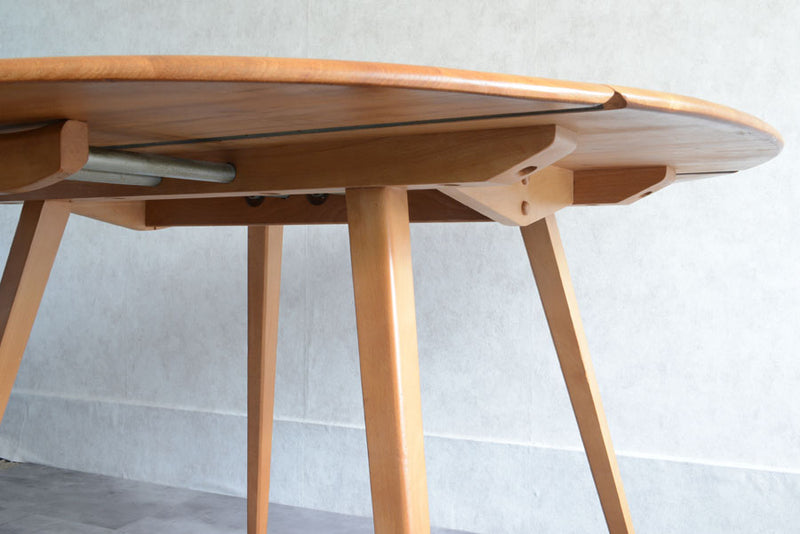 ERCOL　アーコール 　ラウンド　ドロップリーフテーブル　②