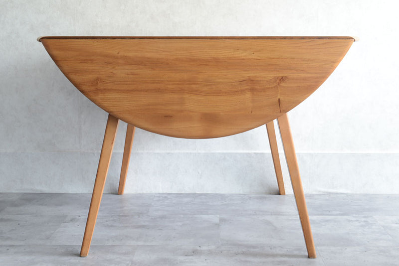 ERCOL　アーコール 　ラウンド　ドロップリーフテーブル　②