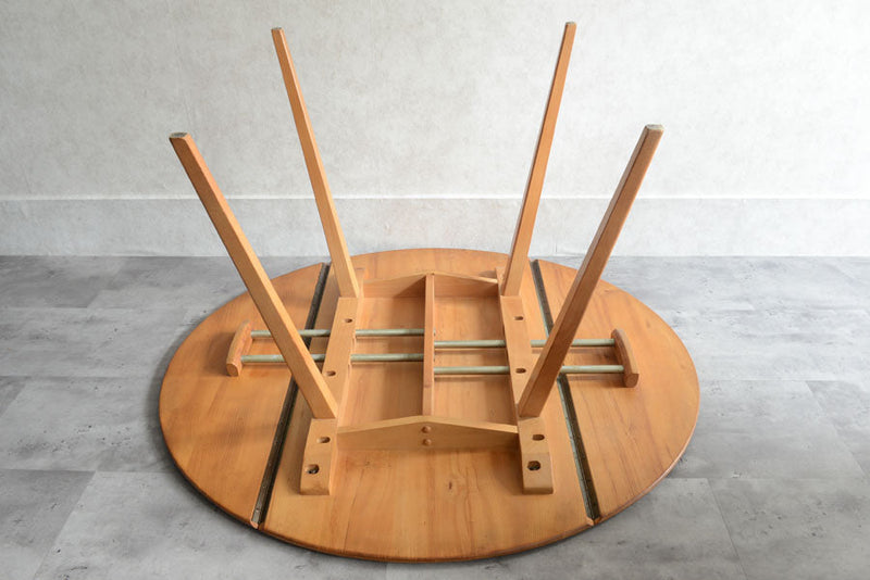 ERCOL　アーコール 　ラウンド　ドロップリーフテーブル　③