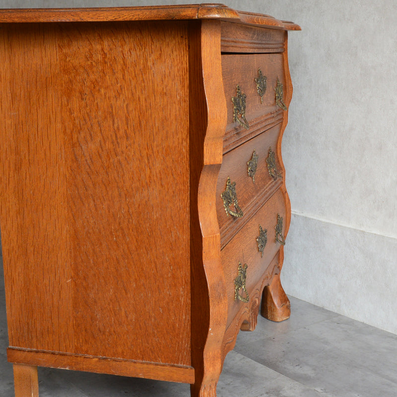 ベルギークラシックオークチェスト(3段）