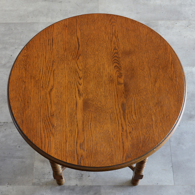 クラシック　ラウンドサイドテーブル10