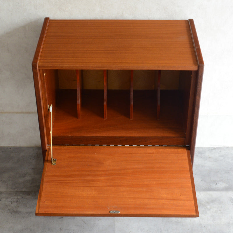60S チーク レコードキャビネット