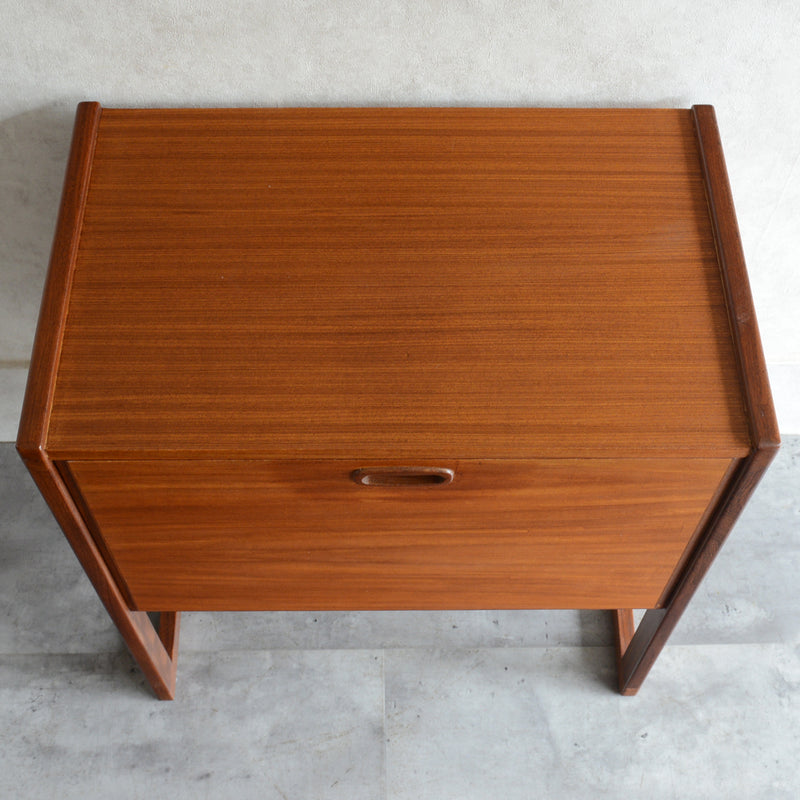 60S チーク レコードキャビネット