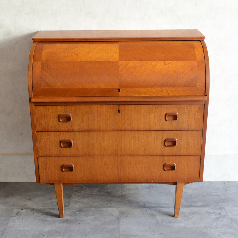 北欧 Markaryds Mobelindustri　ロールトップ ライティングビューロー