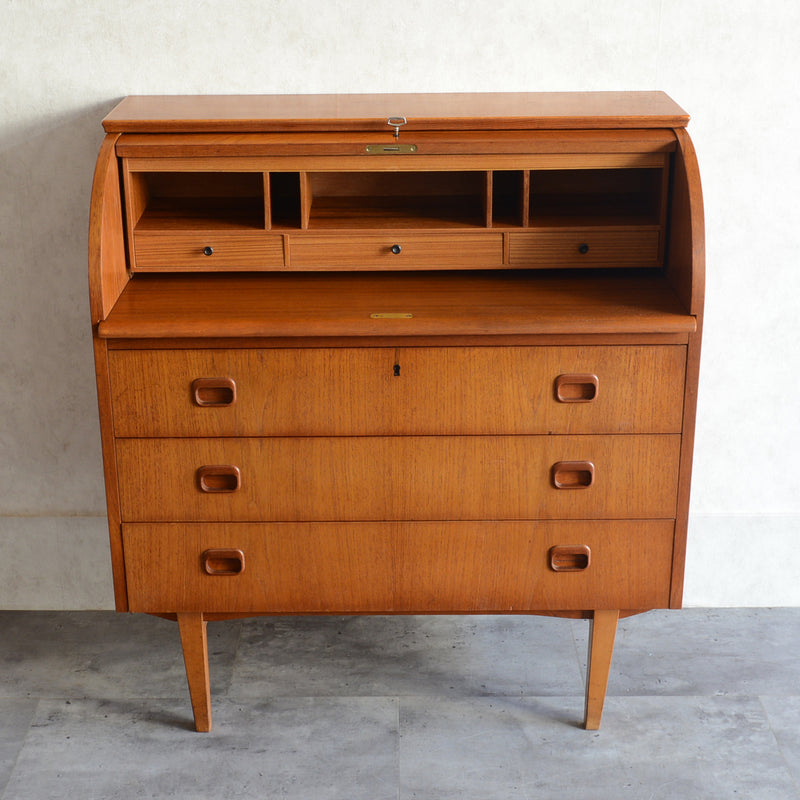 北欧 Markaryds Mobelindustri　ロールトップ ライティングビューロー