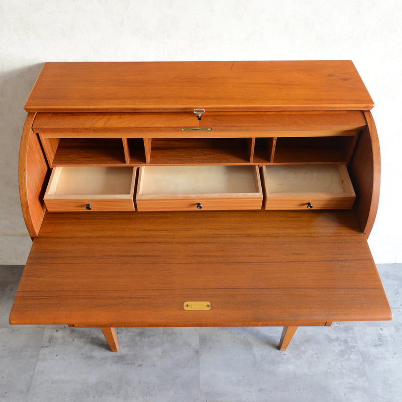 北欧 Markaryds Mobelindustri　ロールトップ ライティングビューロー