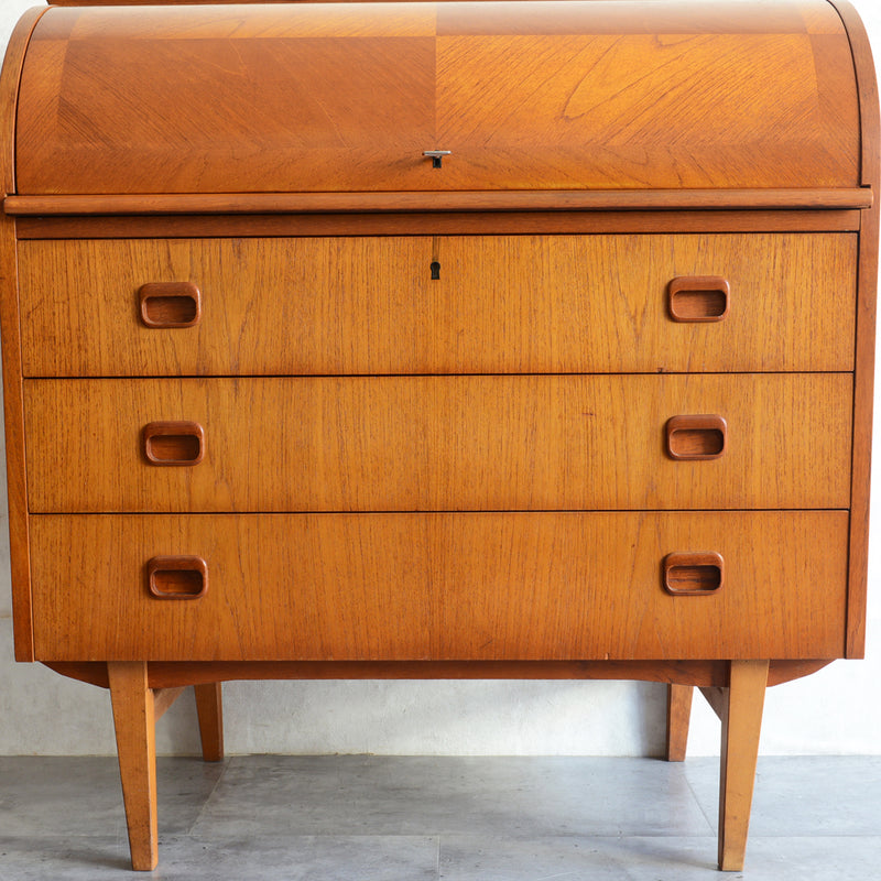 北欧 Markaryds Mobelindustri　ロールトップ ライティングビューロー