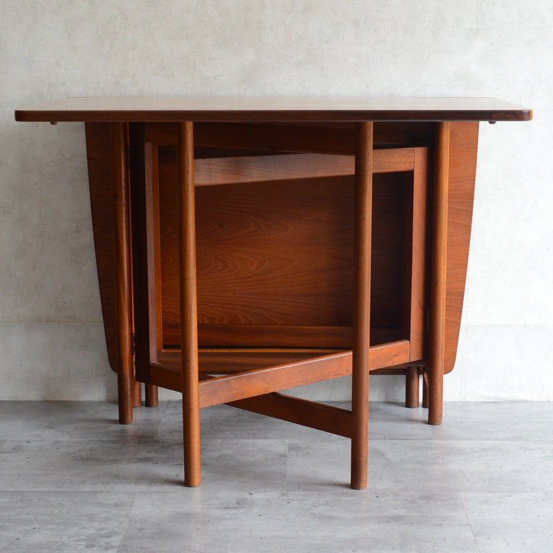 W様見学ご予約品A.H.McINTOSH マッキントッシュ　ゲートレッグテーブル 17(長方形)　ダイニングチェア4脚セット