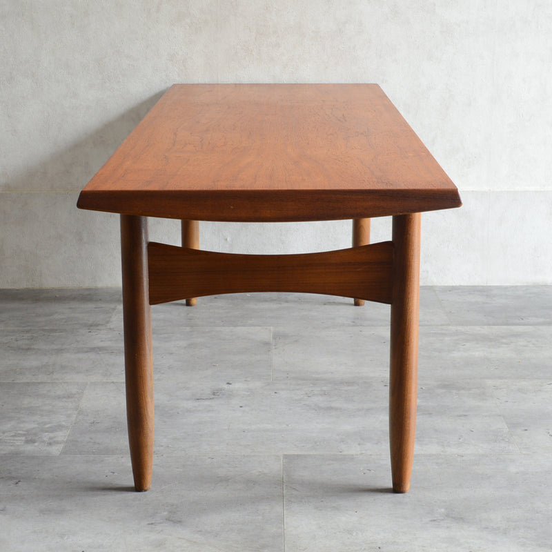 60S チーク ローテーブル 21 (天板剥離再塗装済）