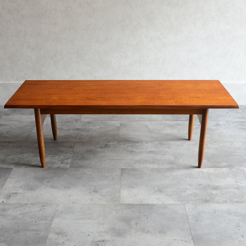 60S チーク ローテーブル 21 (天板剥離再塗装済）