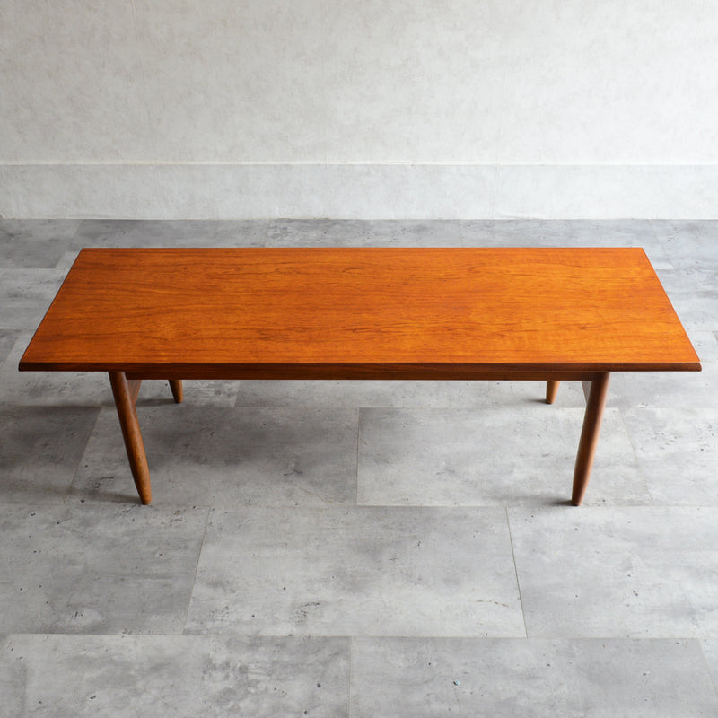 60S チーク ローテーブル 21 (天板剥離再塗装済）