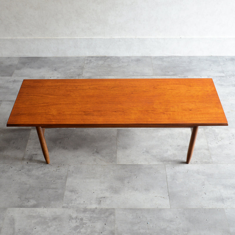 60S チーク ローテーブル 21 (天板剥離再塗装済）