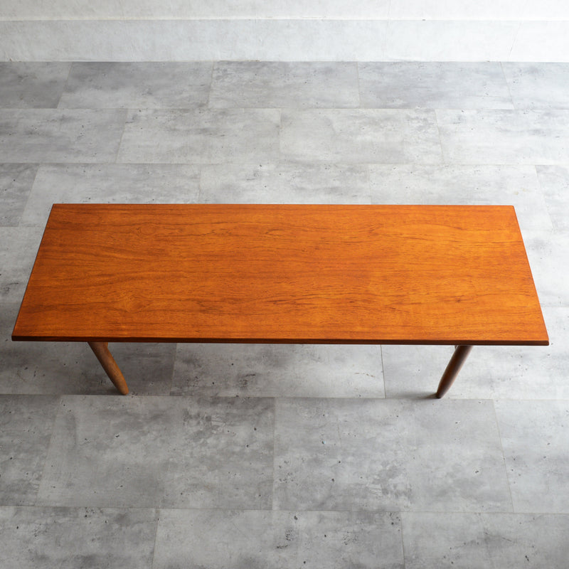 60S チーク ローテーブル 21 (天板剥離再塗装済）